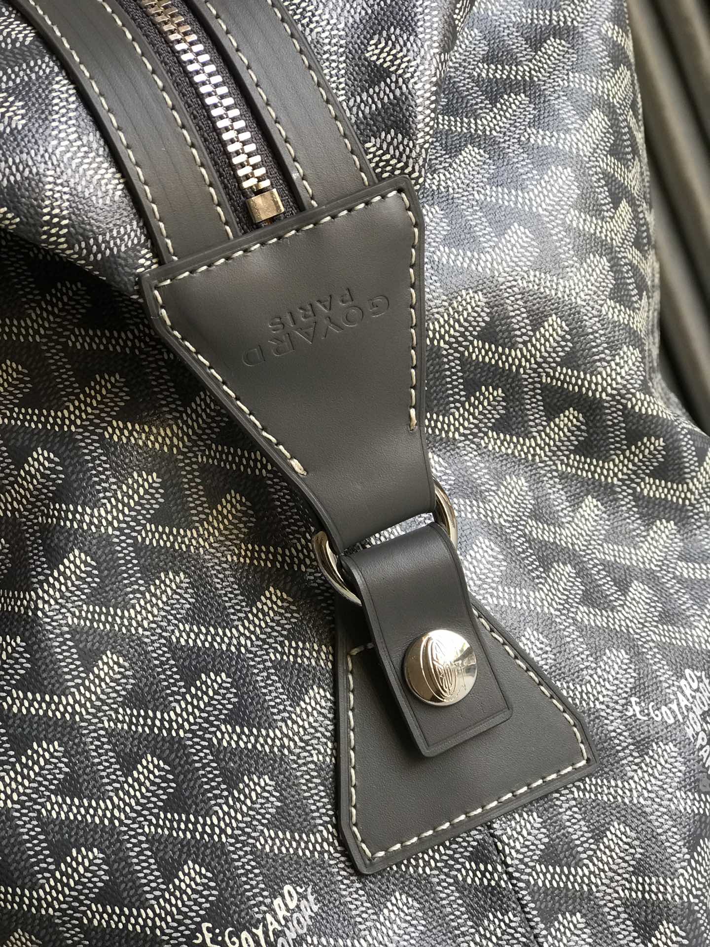 Goyard Sac Boeing 55 Duffle Handbag in Black 98387