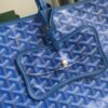 Goyard Chien Gris Pet Carrier Tote Coated Canvas bag blue