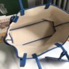Goyard Chien Gris Pet Carrier Tote Coated Canvas bag blue