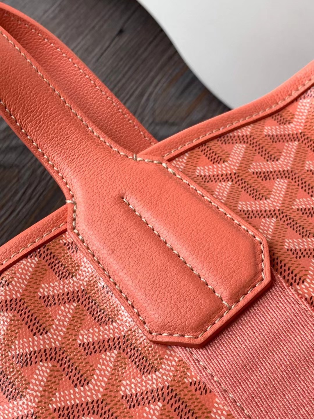 GOYARD Goyardine Belharra PM Coral 1500814 |