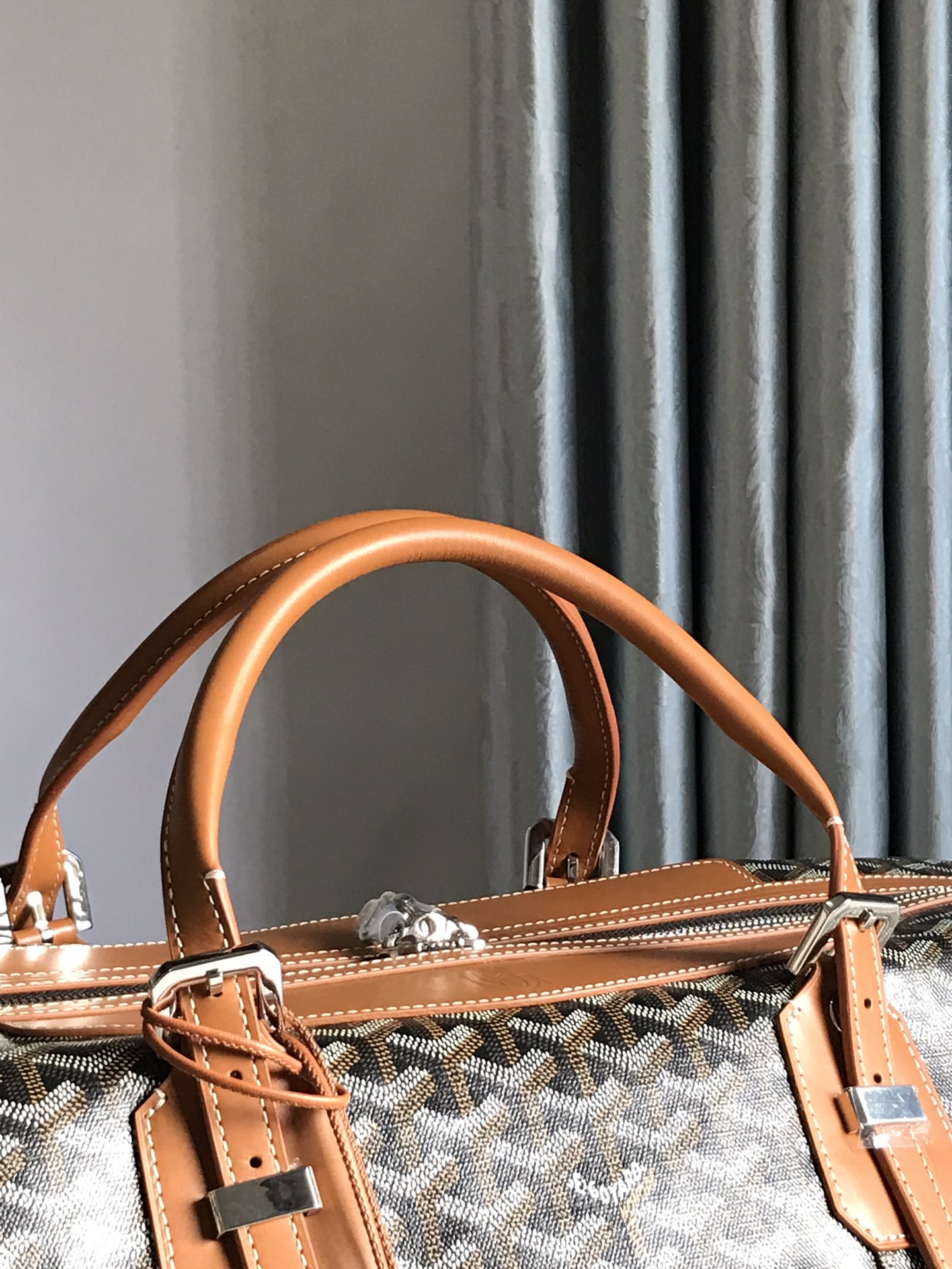 Goyard Sac Boeing 55 Duffle Handbag in Brown 98387