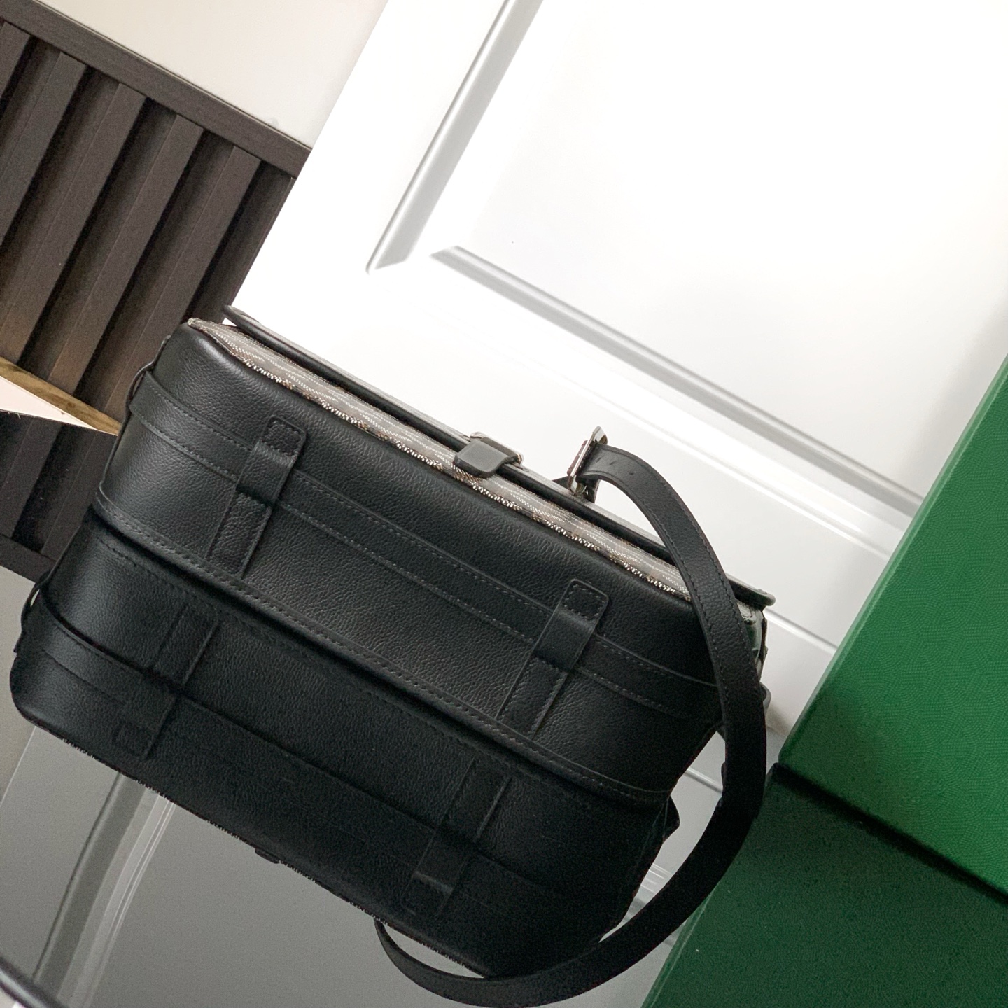 Goyard Belvedere 3 MM Black Noir Messenger Bag