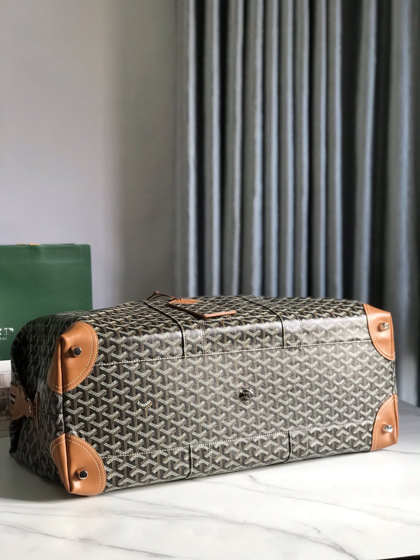 Goyard Sac Boeing 55 Duffle Handbag in Brown 98387