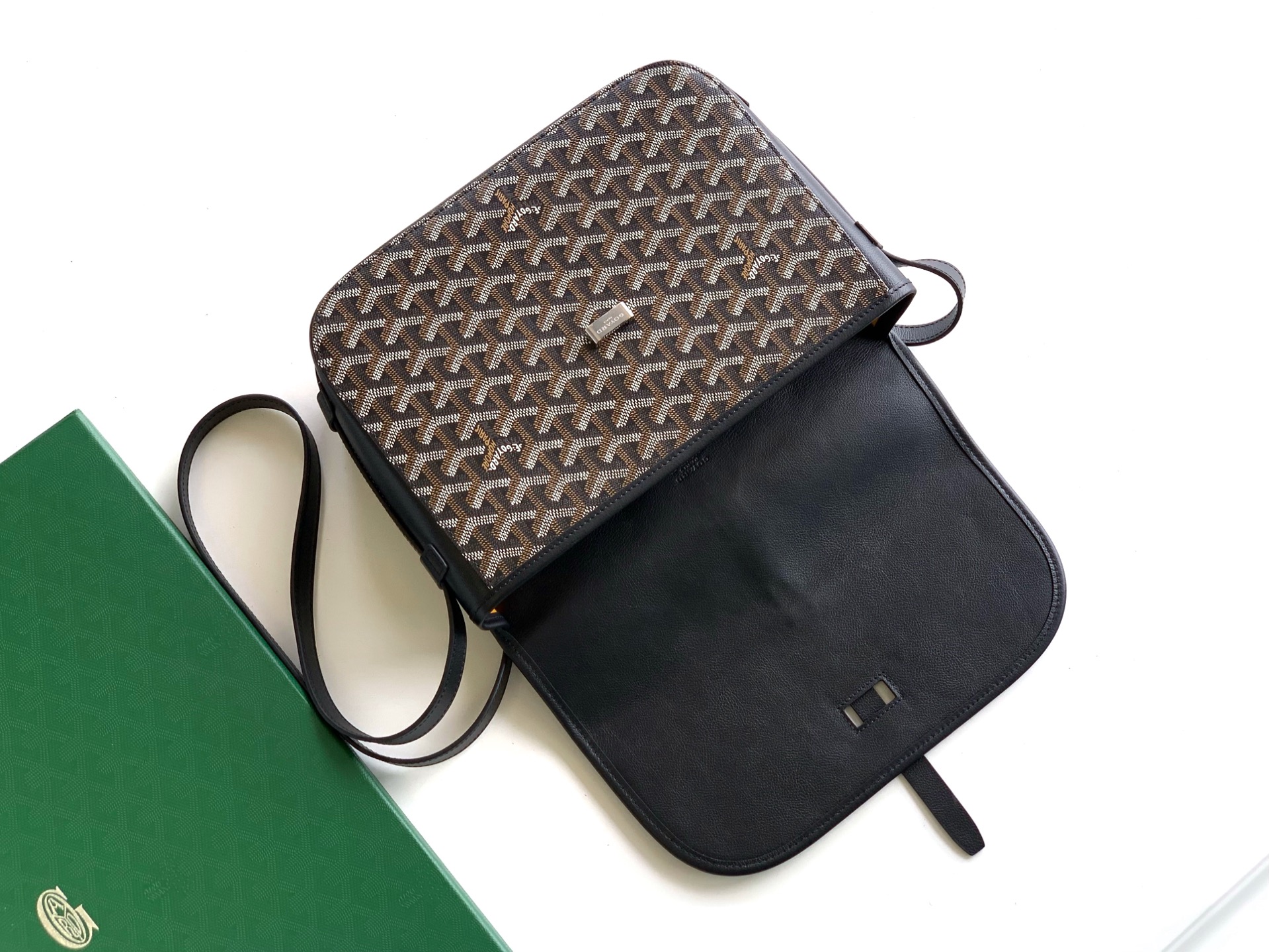 Goyard Belvedere 3 MM Black Noir Messenger Bag