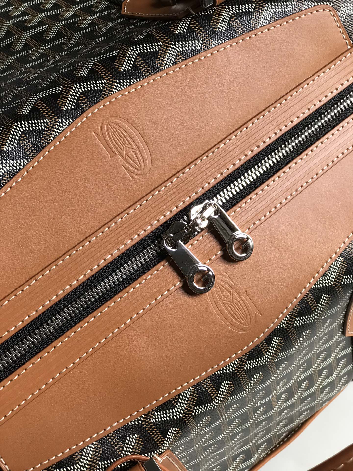Goyard Sac Boeing 55 Duffle Handbag in Brown 98387
