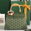 GOYARD Saigon Structure Mini Hand Shoulder Bag green PVC
