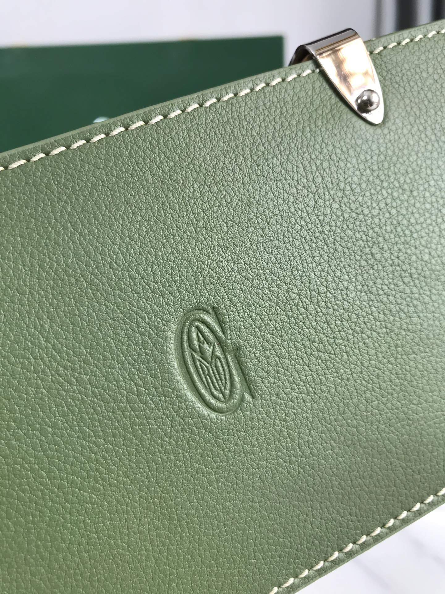 GOYARD Saigon Structure Mini Hand Shoulder Bag green PVC