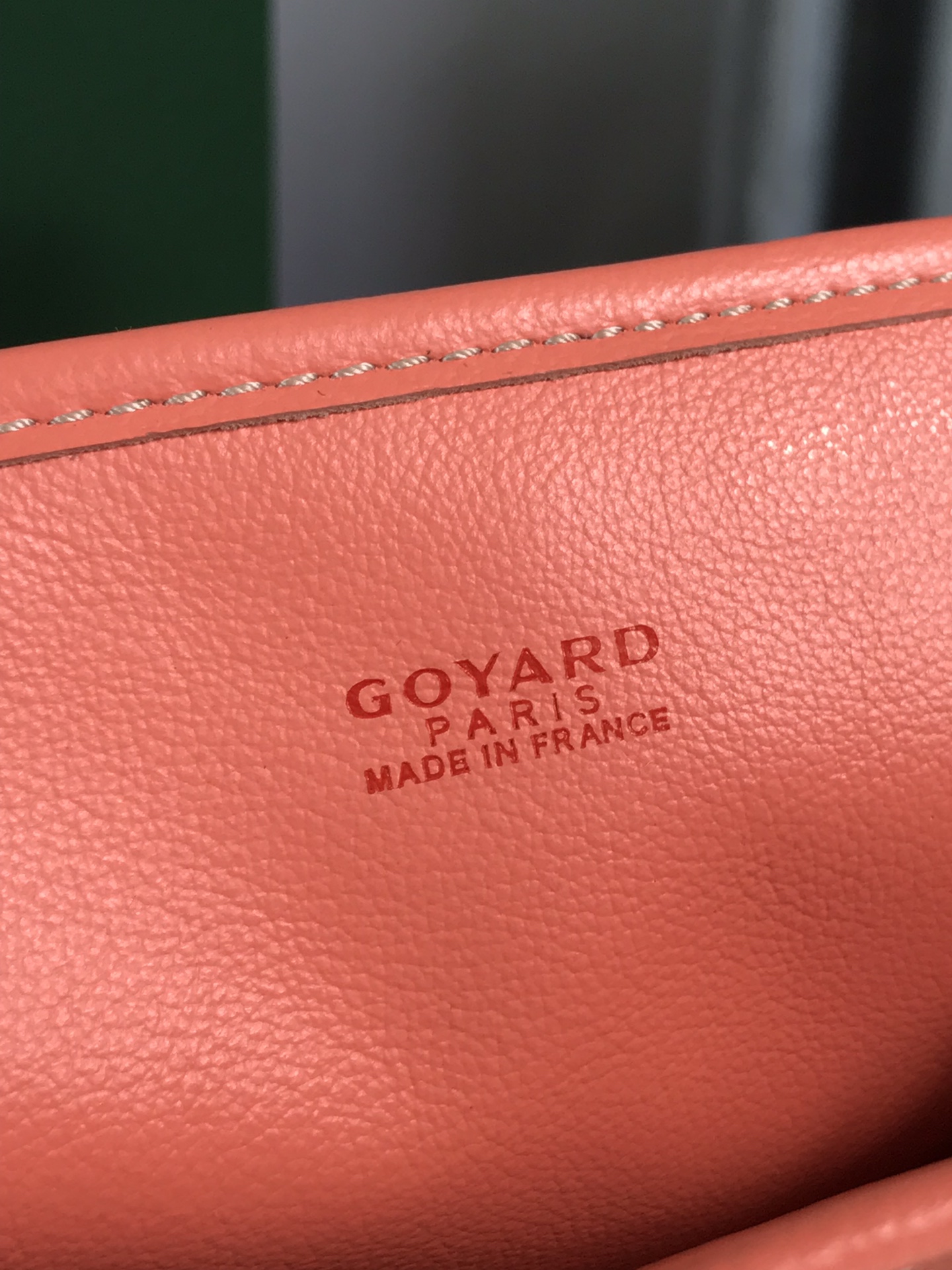 Goyard Salmon Pink Tote Bag Leather Cloth ref.1711003