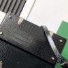 Goyard Matignon Crocodile Pattern Leather Top Handle Bag – Black