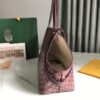 Goyard Chien Gris Pet Carrier Tote Coated Canvas bang brown red