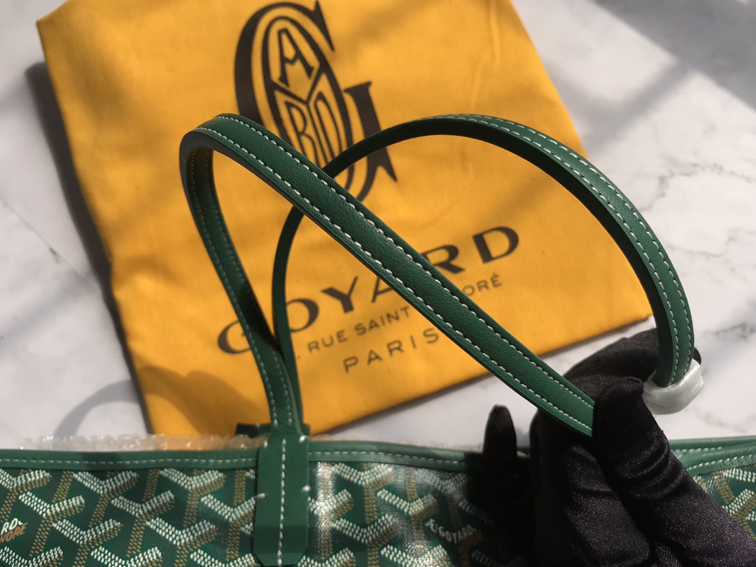 Goyard Womens Saint Louis green PM Dark red Cloth