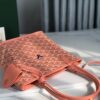 Goyard Salmon Pink Tote Bag Leather Cloth ref.1711003