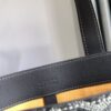 Goyard Sac Voltaire Tote Bag Black Leather Cloth ref.1503675
