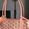 GOYARD Iridescent Goyardine Saint Louis PM Pearly Coral bag pink