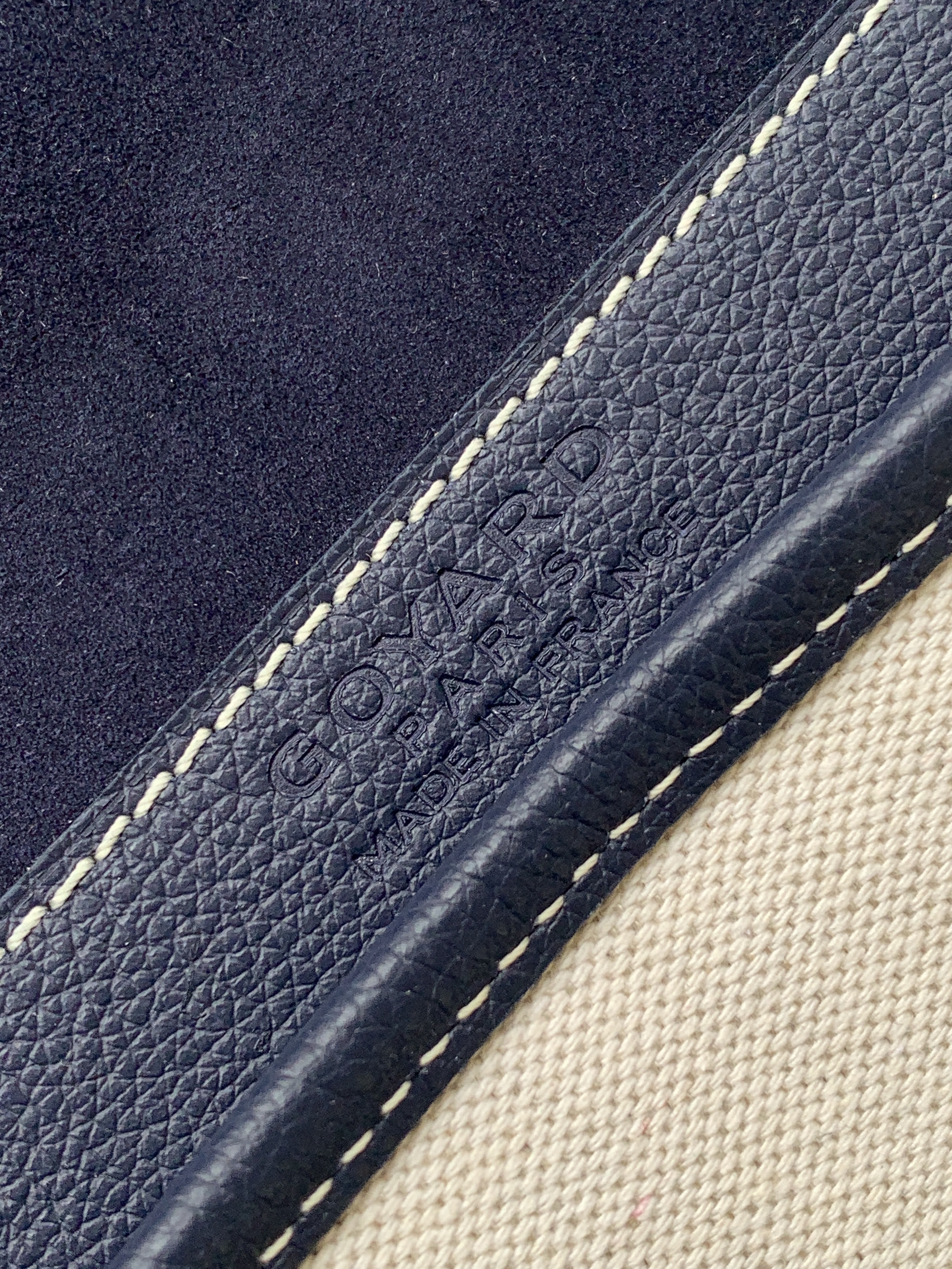 Goyard Coursier Messenger Crossbody Bag Blue navy