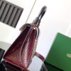 Goyard Matignon Crocodile Pattern Leather Top Handle Bag – red
