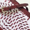 Goyard Matignon Crocodile Pattern Leather Top Handle Bag – red