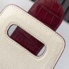 Goyard Matignon Crocodile Pattern Leather Top Handle Bag – red
