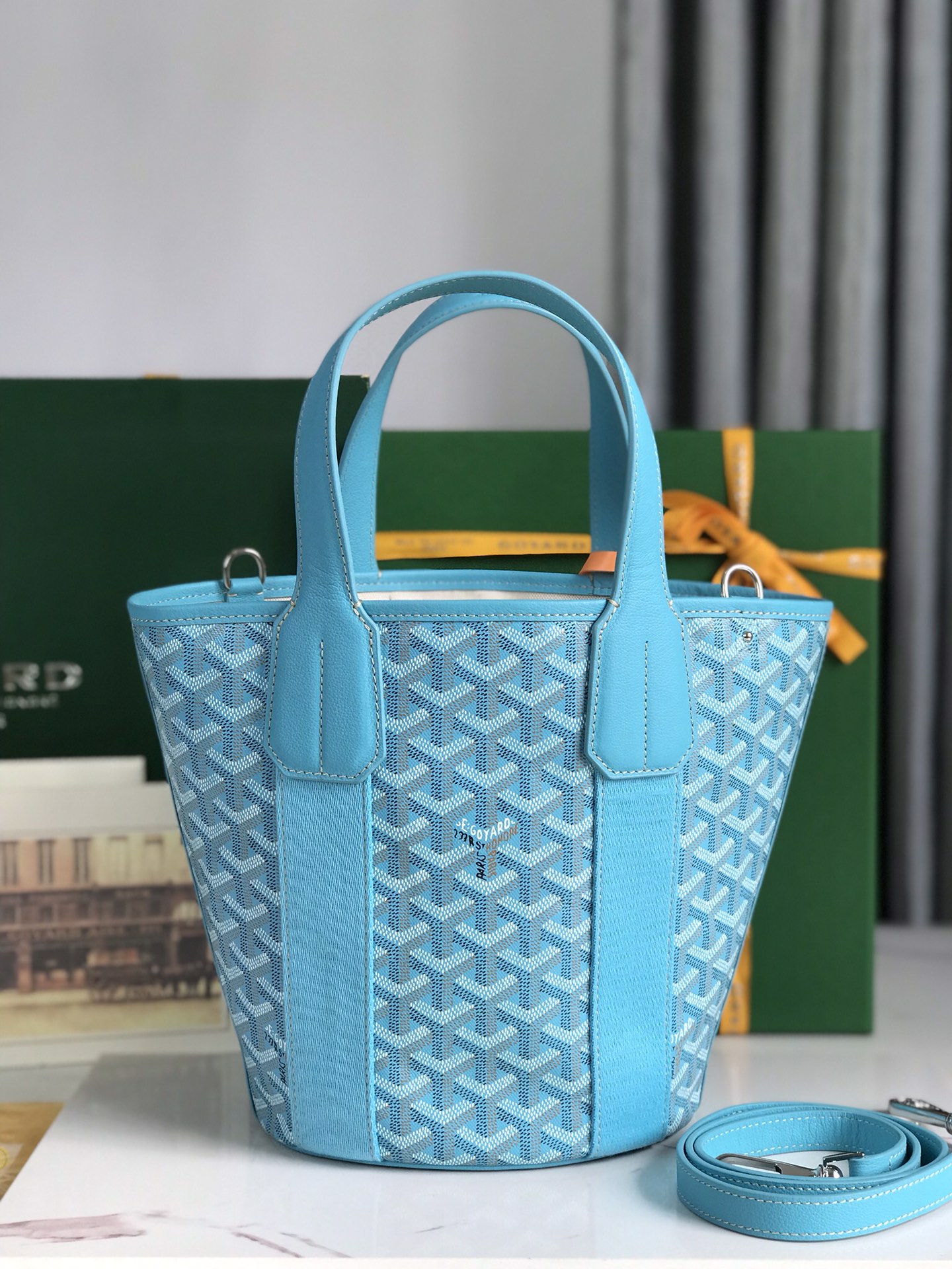 MATOYARD Goyardine Belharra PM Blue Turquoise 1635272