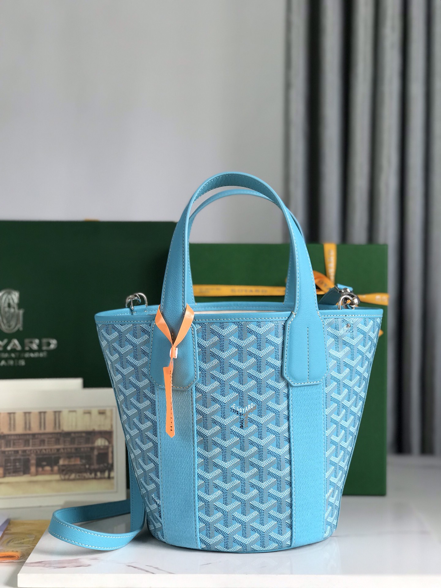 MATOYARD Goyardine Belharra PM Blue Turquoise 1635272