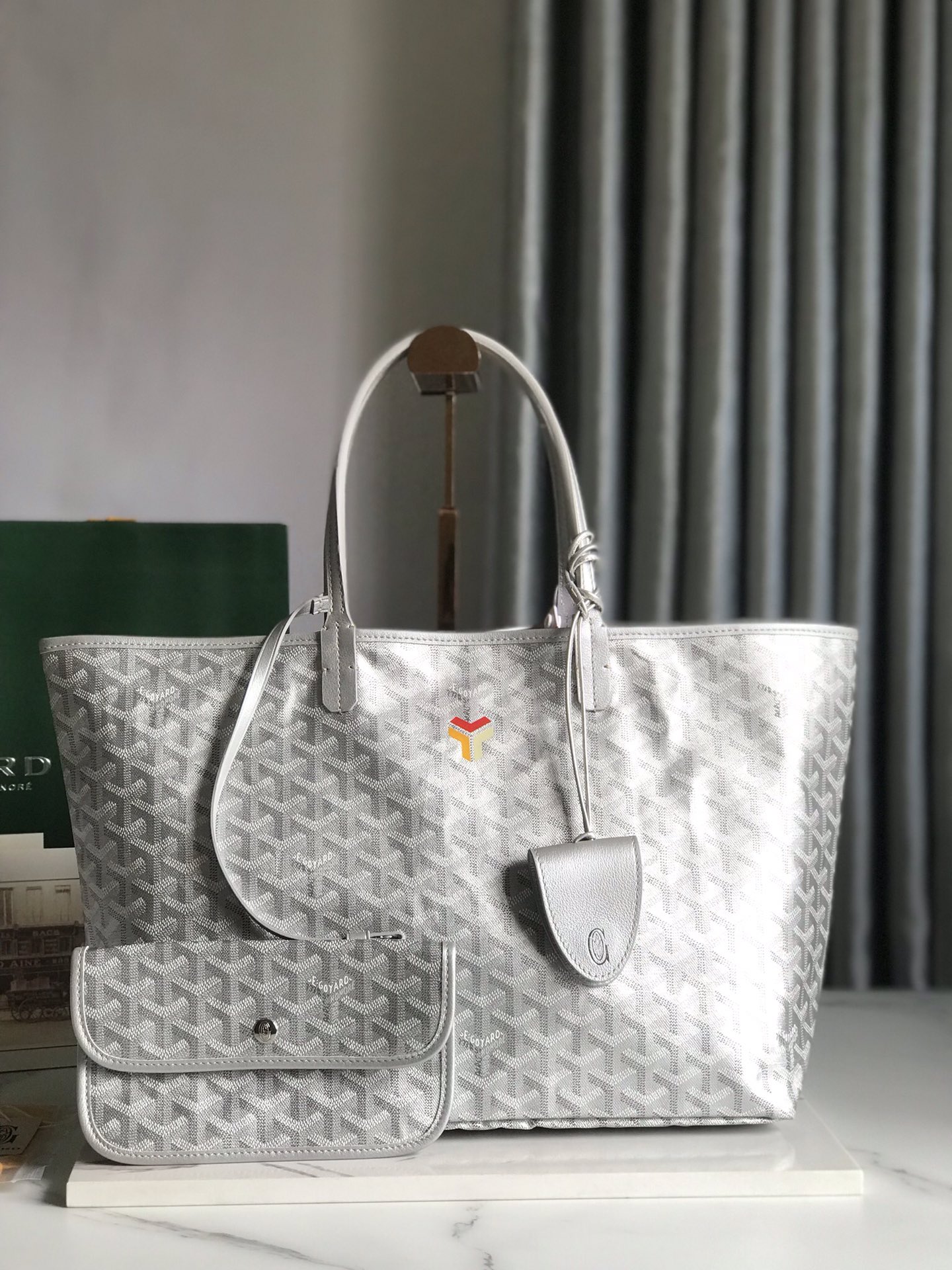 Pre-Owned Goyard PM Saint Louis Tote Precious Metals