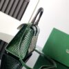 Goyard Matignon Crocodile Pattern Leather Top Handle Bag – green
