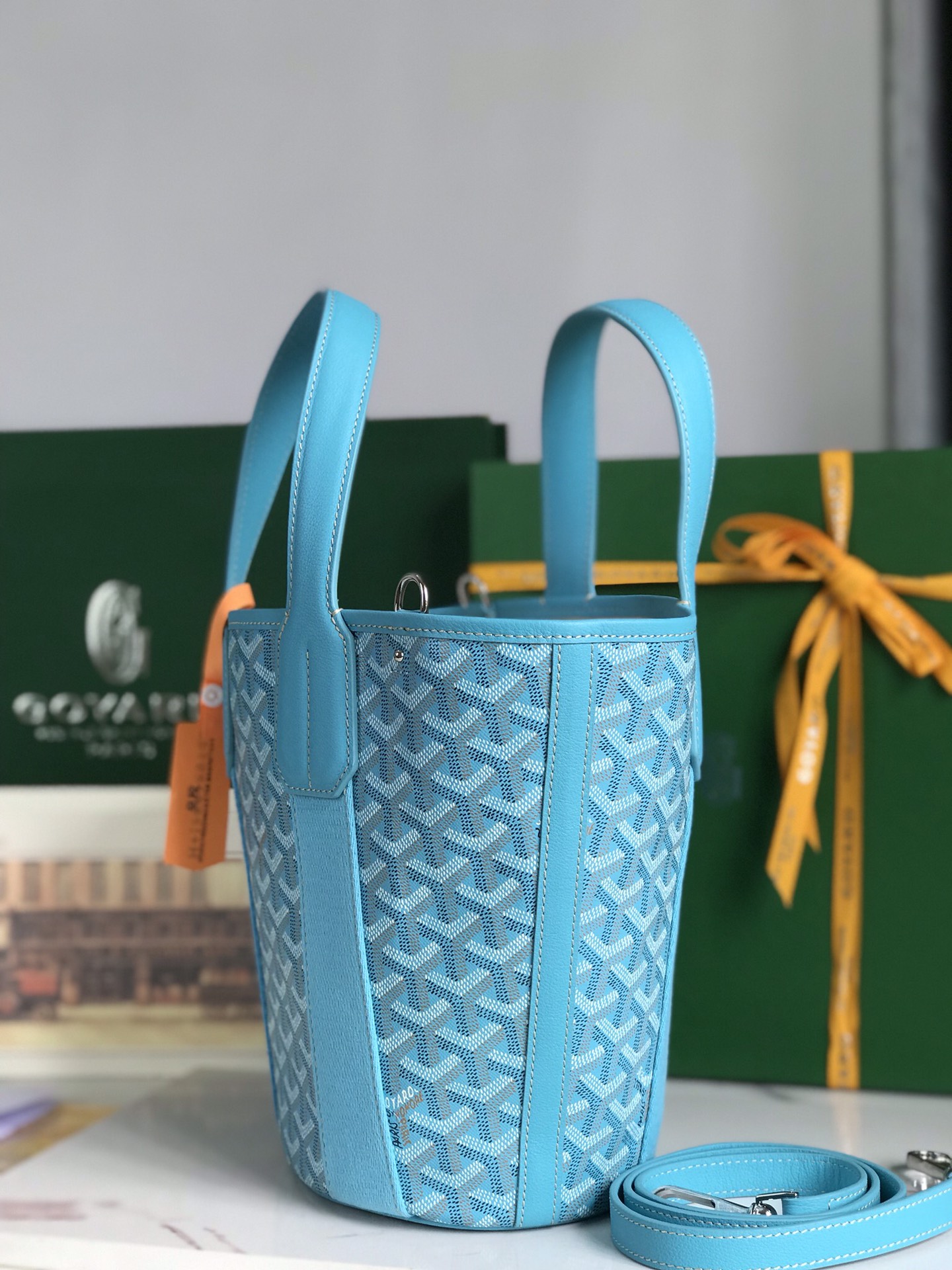 MATOYARD Goyardine Belharra PM Blue Turquoise 1635272