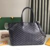 Goyard Chien Gris Pet Carrier Tote Coated Canvas