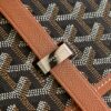 Goyard Black Goyardine Canvas And Tan Chevroches