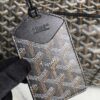 Goyard Boeing 30 Black Coated Canvas and Leather Handbag