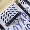 Goyard Matignon Crocodile Pattern Leather Top Handle Bag – Blue navy