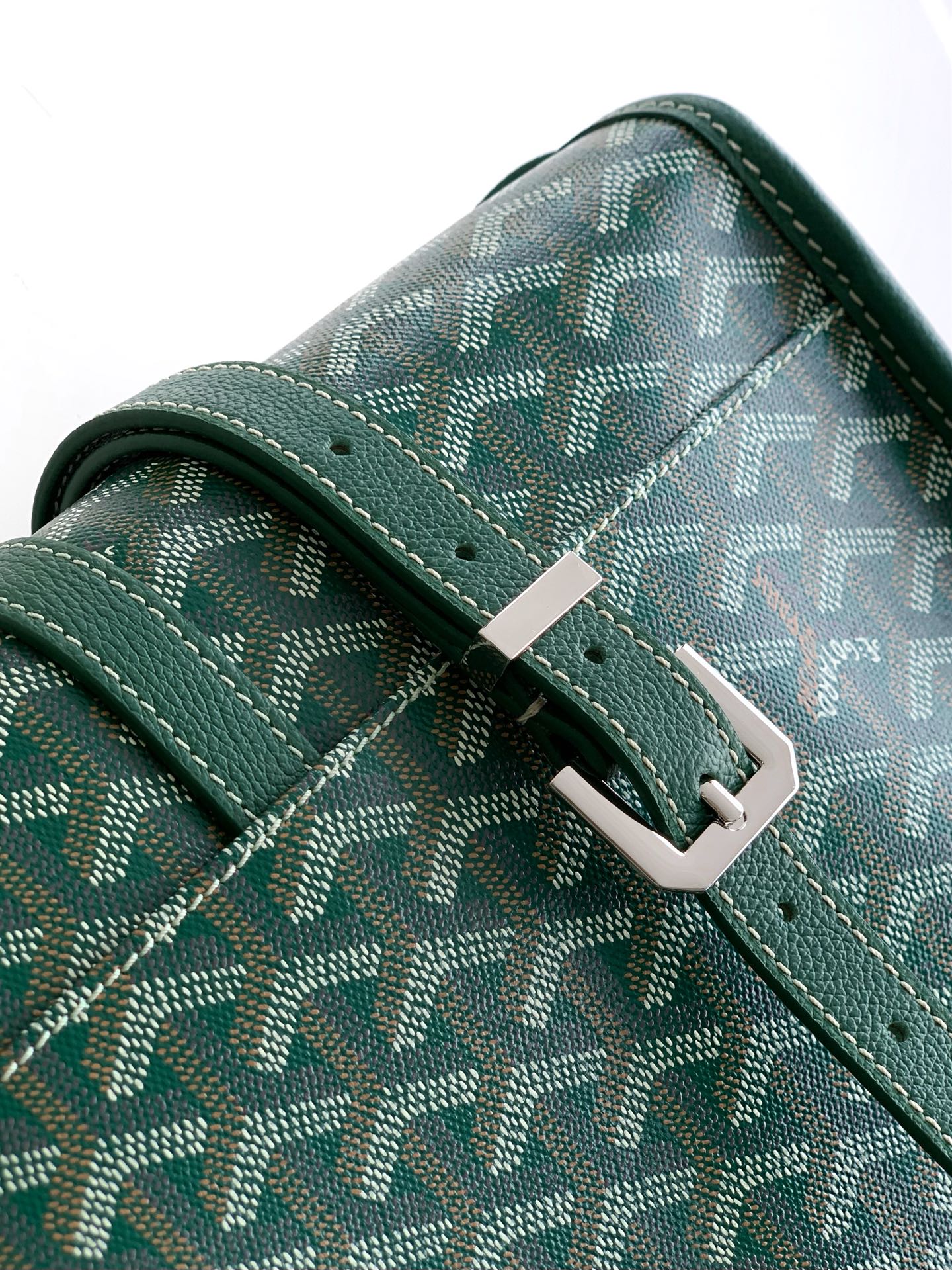 Goyard Belvedere II Messenger Bag Coated Canvas green