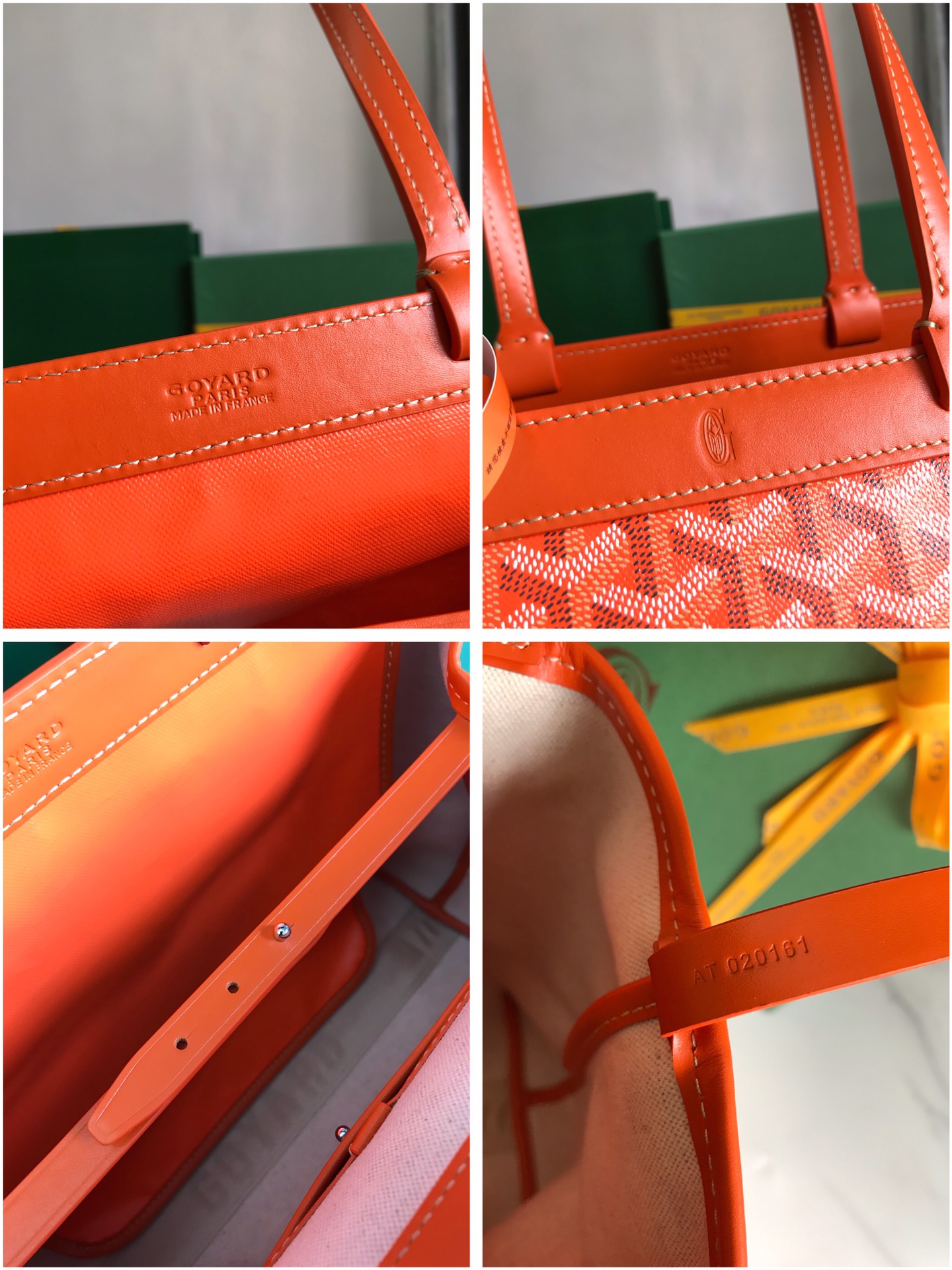 Goyard Bellechase Biaude PM Tote Bag orange