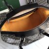 Goyard Boeing 30 Black Coated Canvas and Leather Handbag
