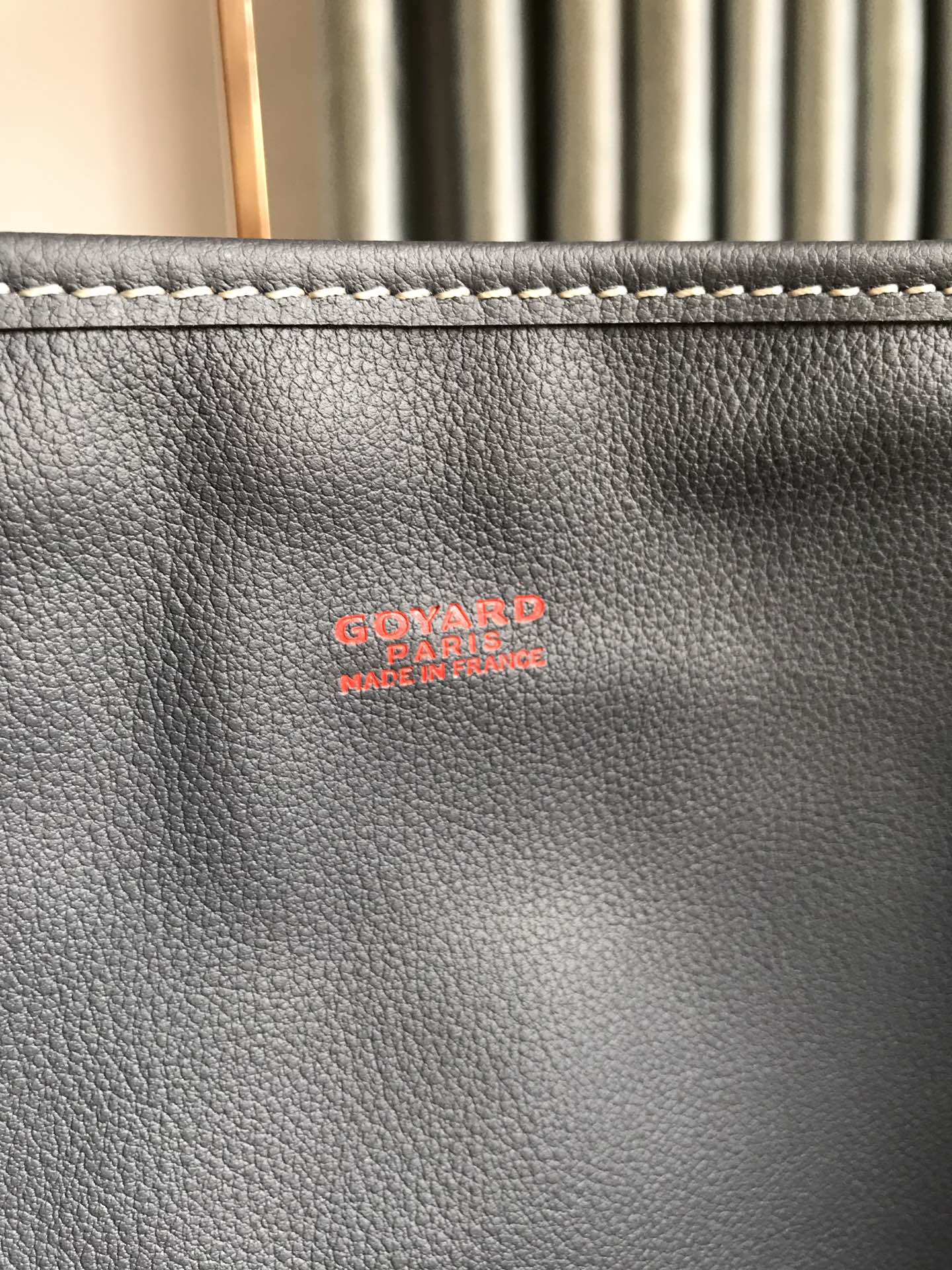 Goyard Womens Saint Louis gray PM Dark red Cloth