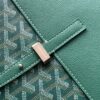 Goyard green  Goyardine Canvas Chypre Wallet Pouch Cloth