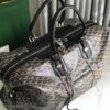 Goyard Boeing 30 Black Coated Canvas and Leather Handbag