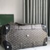 Goyard Boeing 30 Black Coated Canvas and Leather Handbag