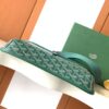 Goyard green  Goyardine Canvas Chypre Wallet Pouch Cloth