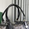 Goyard Boeing 30 Black Coated Canvas and Leather Handbag