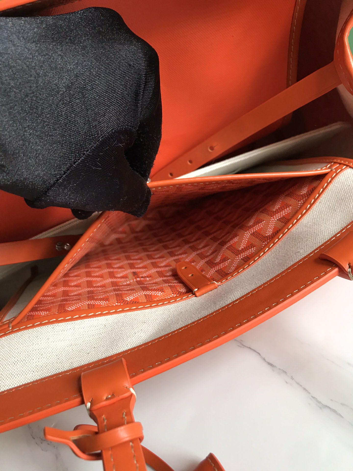 Goyard Bellechase Biaude PM Tote Bag orange