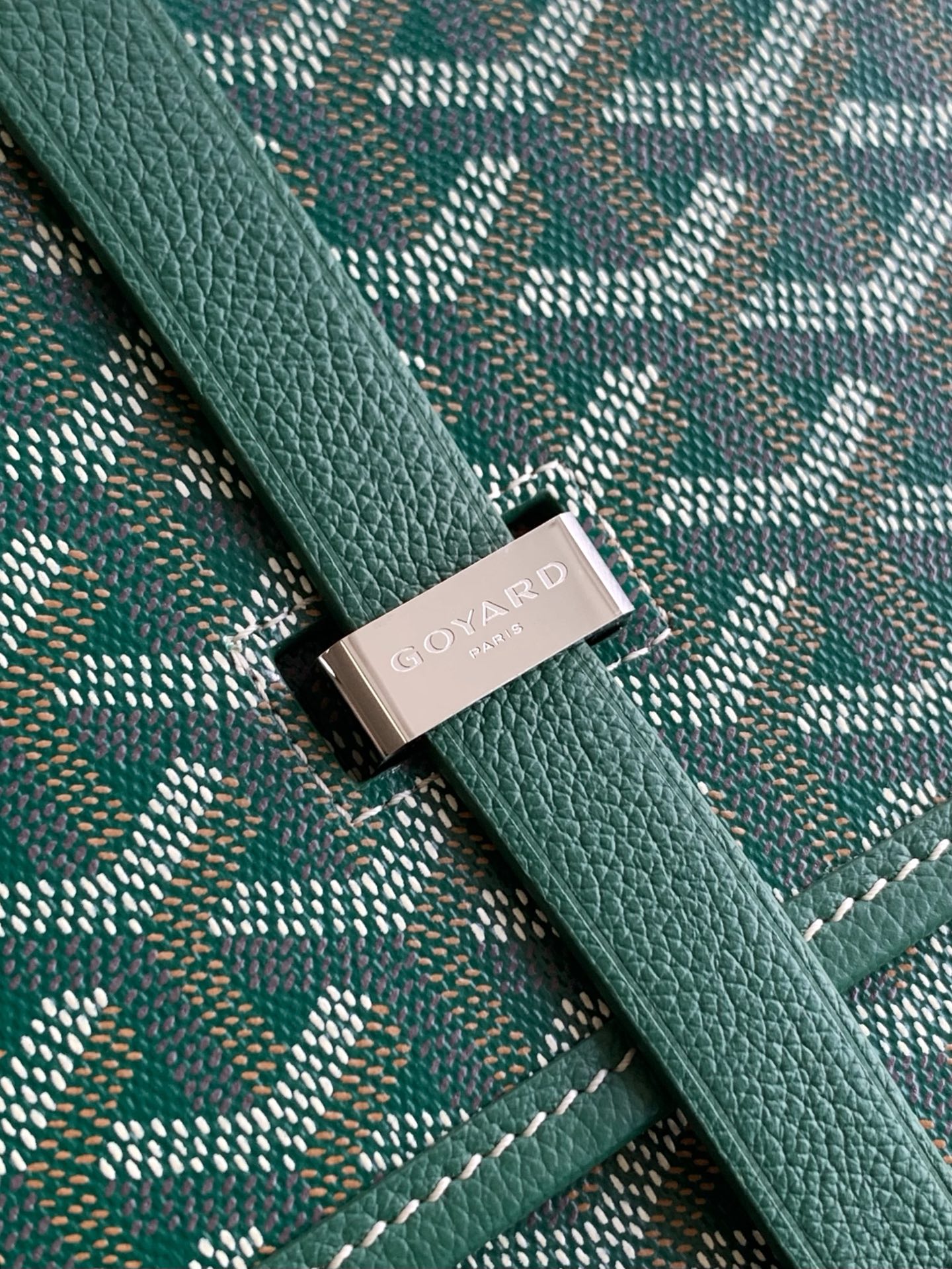 Goyard Belvedere II Messenger Bag Coated Canvas green