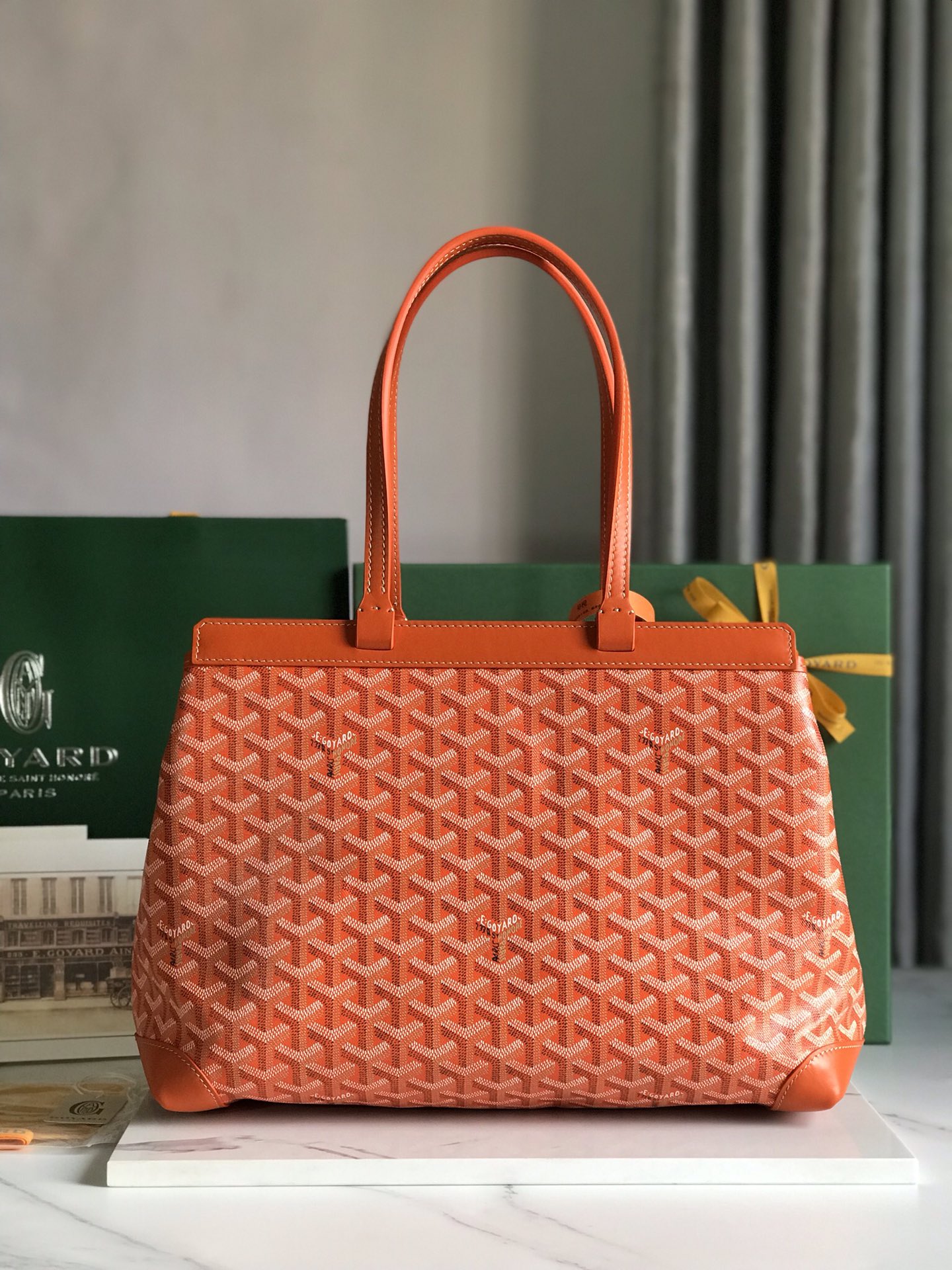 Goyard Bellechase Biaude PM Tote Bag orange