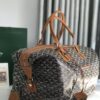 GOYARD Bowling 55 Bag in Black and Tan For Sale at