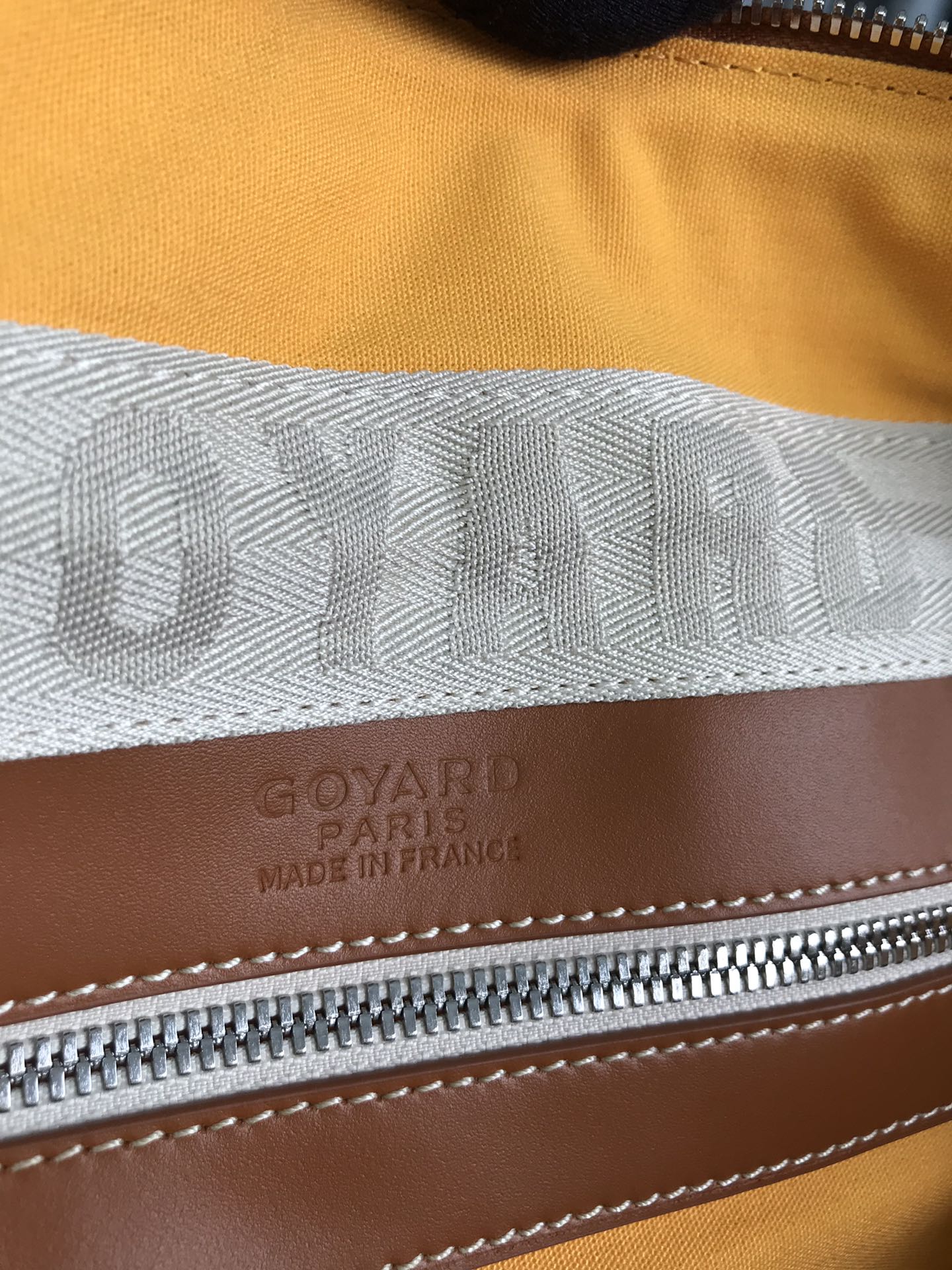 GOYARD Bowling 55 Bag in Black and Tan For Sale at