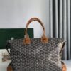 GOYARD Bowling 55 Bag in Black and Tan For Sale at