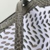 Goyard Matignon Crocodile Pattern Leather Top Handle Bag – gray