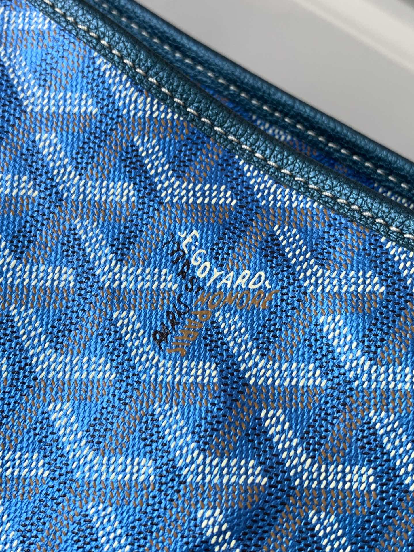 Goyard Goyardine Pearly Blue Boheme PM Hobo Bag ...