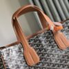 Goyard Black x Brown Chevron Voltair 2WAY tote Leather