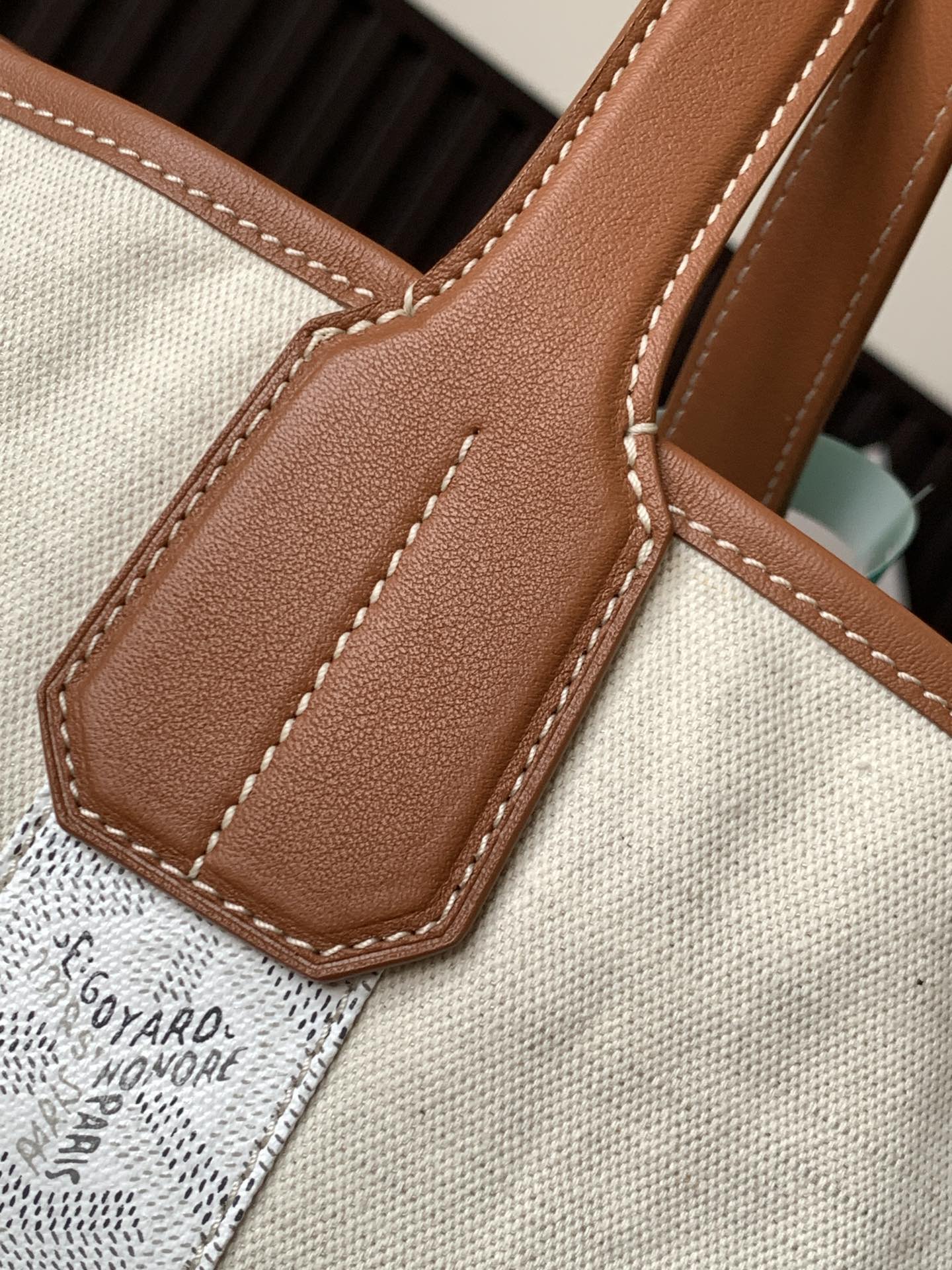 GOYARD Goyardine Reversible Belharra White 1008857 |